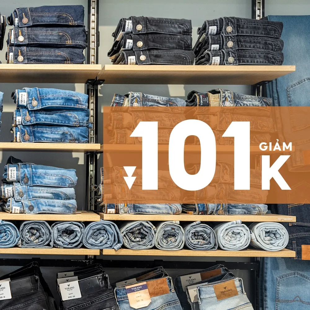 Ảnh Quần Jeans nam TORANO dáng basic Slim Co Giãn Tốt, Không Bai Xù, Bền Màu, Phom Trẻ Trung EABJ012 4