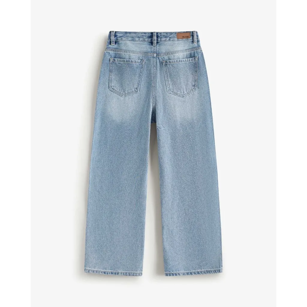 Ảnh Quần Jeans Nữ Ống Suông Form Straight Cropped - Routine 10S25DPAW010 1