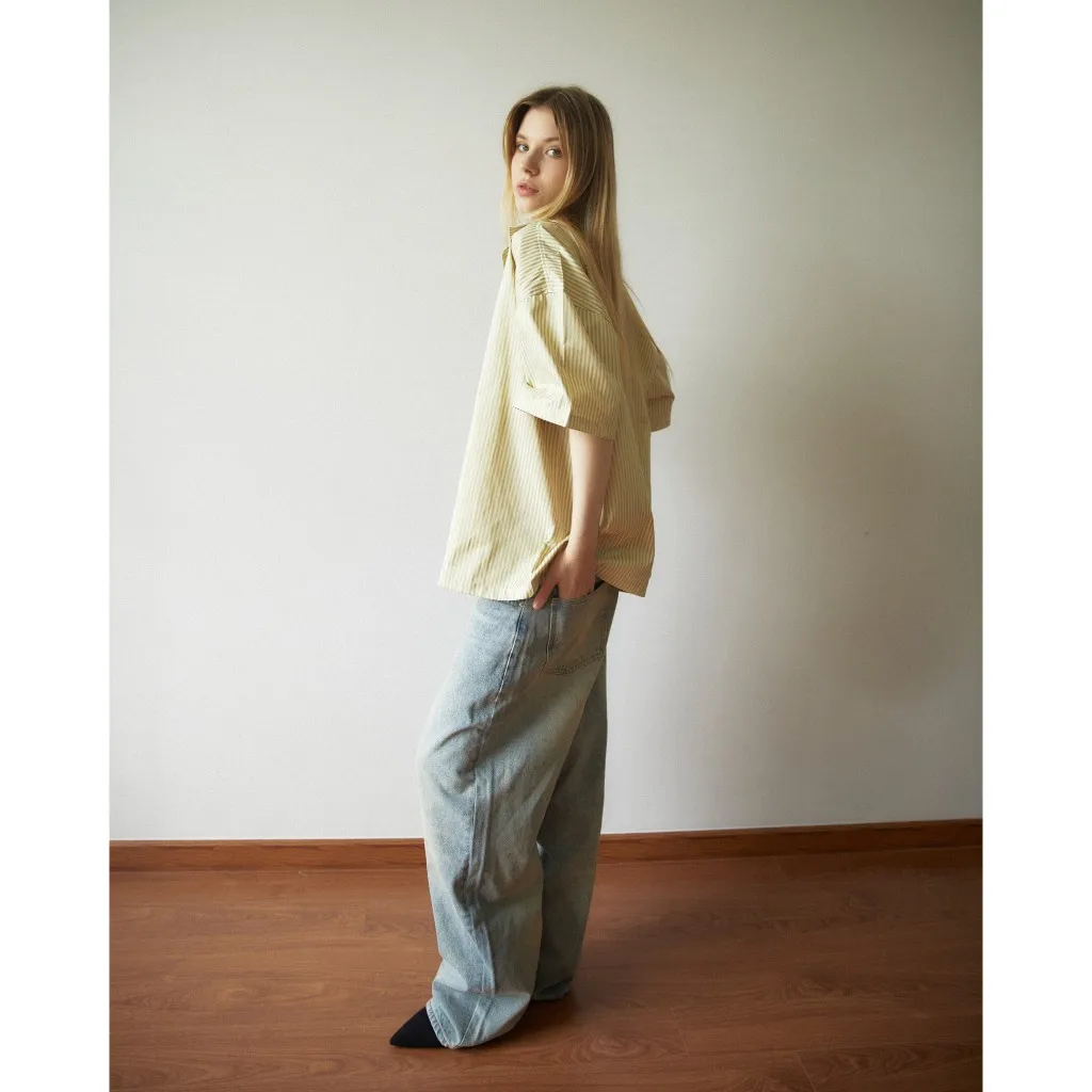 Ảnh Quần Jeans Oh Wonder Studio Le Voyage Blue Sand 3