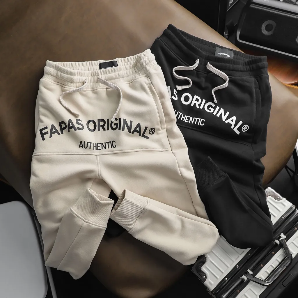 Ảnh Quần Jogger Fapas Jordin Phom Regular Chất Vải Cá Sấu Chống Nhăn Cao Cấp 1