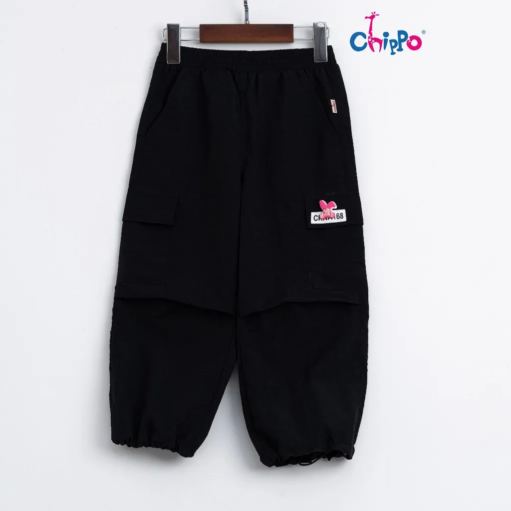 Ảnh Quần jogger gió bé gái Chippo chất liệu gió mềm mại cho bé từ 4 đến 14 Tuổi(14-40Kg) Quần gió 68 2