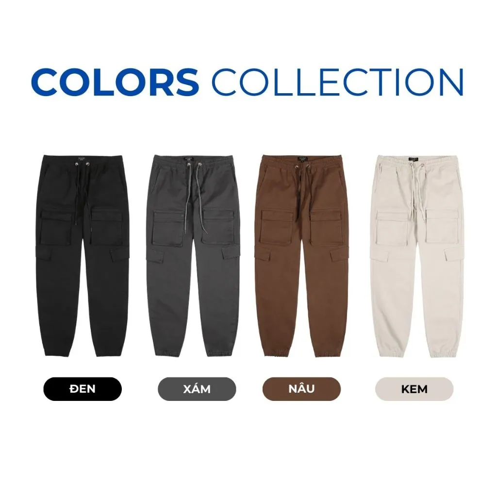 Ảnh Quần Jogger Kaki AKUBA form Slimfit chất liệu Kaki dày dặn bền màu kiểu dáng năng động | 01R0658 4