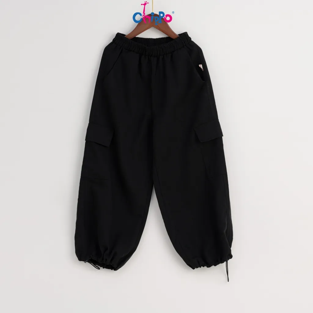 Ảnh Quần Jogger Kaki Chippo bé gái đi học chất liệu co dãn thoải mái cho bé từ 7 đến 12 Tuổi(21-40Kg) 1