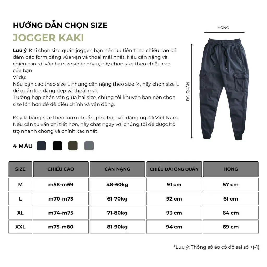 Ảnh Quần Jogger Kaki Túi Hộp Nam MK CLEVER, vải Kaki co giãn lên form chuẩn đẹp, dáng jogger túi hộp khỏe khoắn, nam tính 2