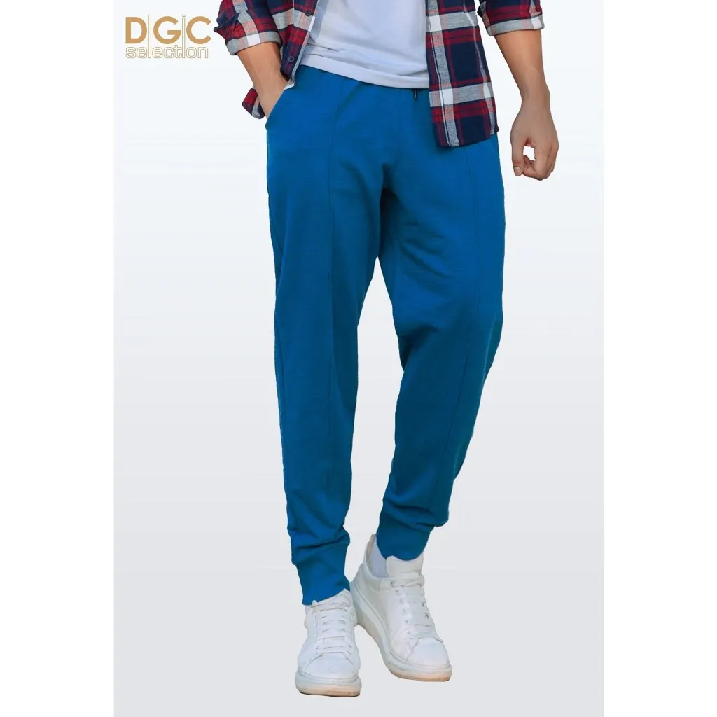 Ảnh Quần jogger nam DGCs - Quần jogger bo rib gấu, dọc quần trước có gân - WQJBC03M 1