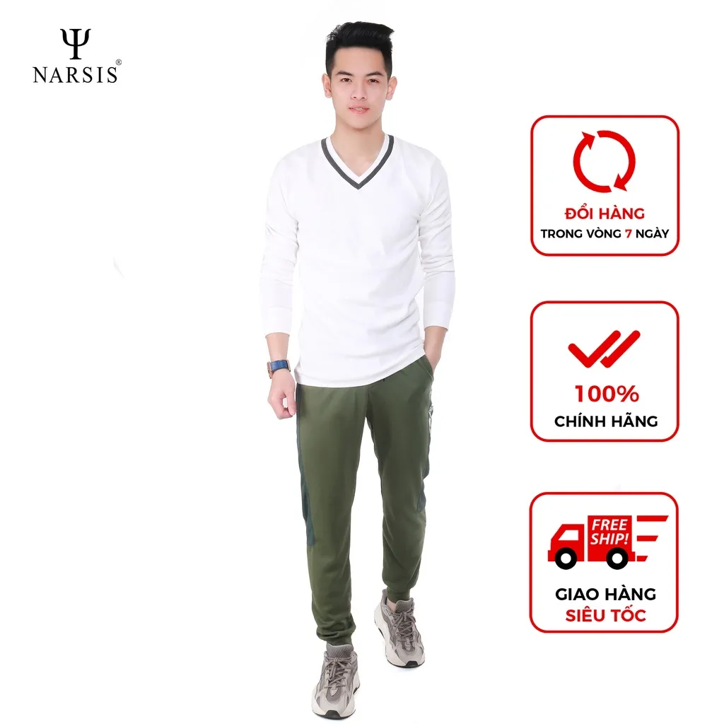 Ảnh Quần Jogger Nam Narsis, Chất Liệu Mềm Mịn, Co Giãn Tốt, Phong Cách Thể Thao, Năng Động 4