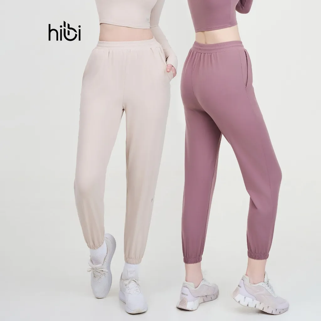 Ảnh Quần Jogger Tập Yoga Gym Hibi Sports QD318, Kiểu Jogger Có Dây Rút Trong, Có Túi 2 Bên 2
