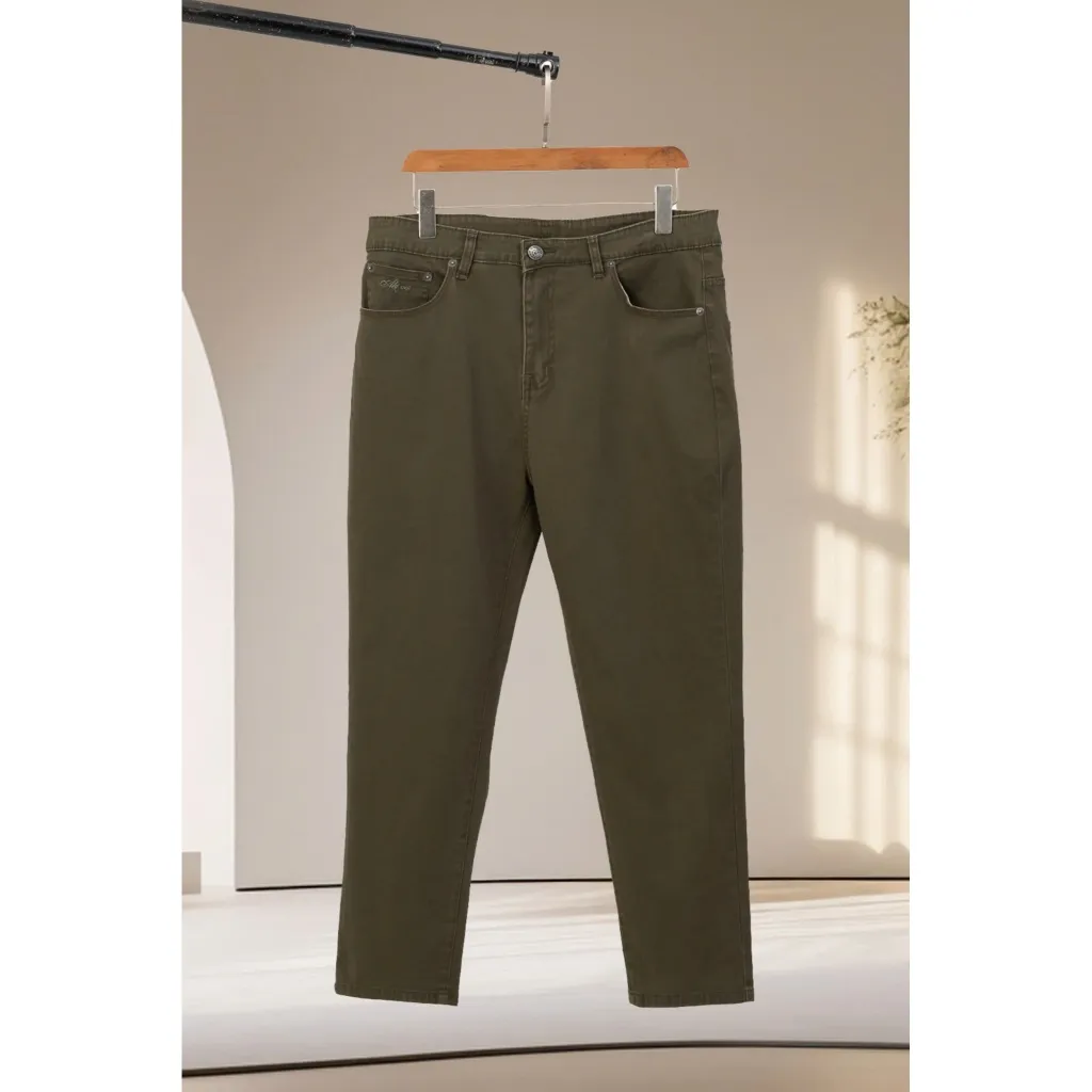 Ảnh Quần Kaki Bigsize Nam 80-140kg AKYOO Chất Liệu Cotton Co Giãn, Bigsize Nam - KAKI 2