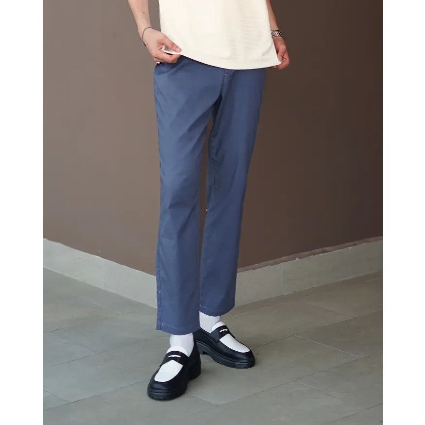 Ảnh Quần kaki dài Basic Slimfit V2 kết hợp Sizetab co giãn, trẻ trung, thanh lịch - FEAER 4