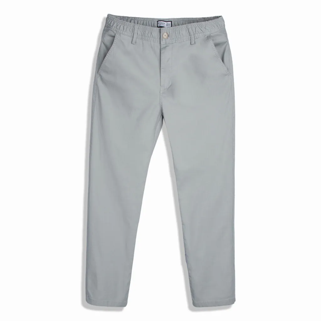 Ảnh Quần Kaki Dài Chinos Lưng Chun, Chất Kaki Mềm, Co Giãn Thoải Mái, Trẻ Trung - FEAER 4