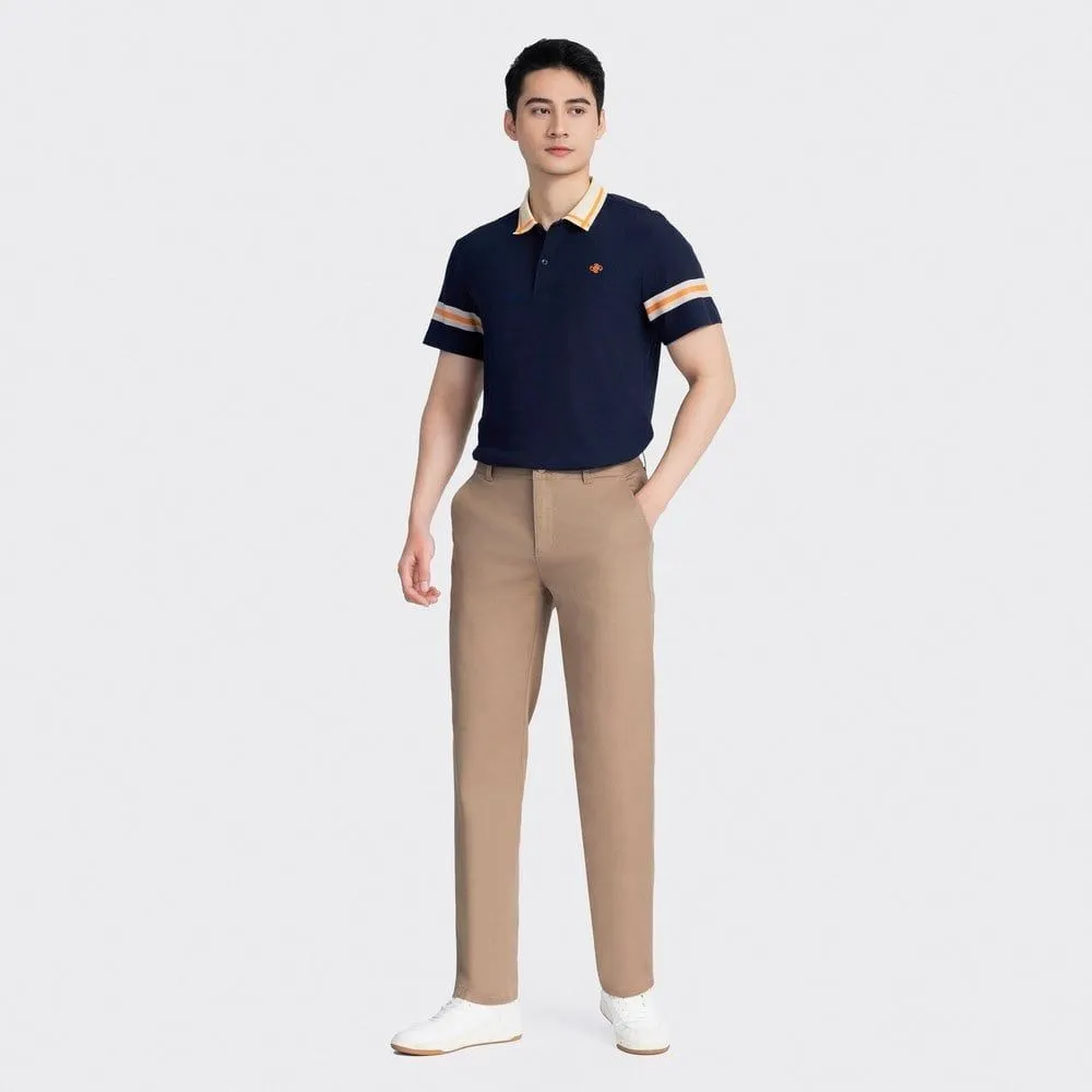 Ảnh Quần Kaki Dài Nam INSIDEMEN Dáng Suông Rộng Form Classic IKK0230Z 1