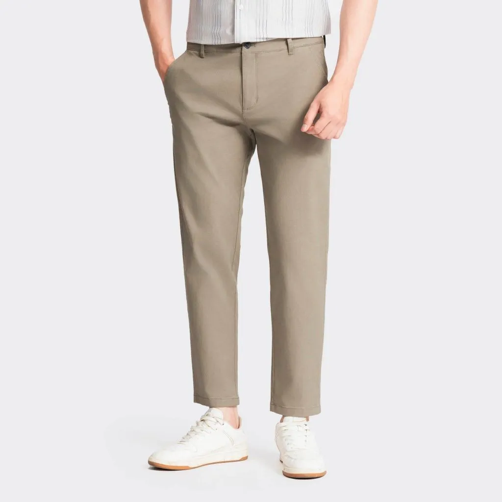 Ảnh Quần Kaki Dài Nam INSIDEMEN Dáng Ôm Vừa IKK0390Z 1