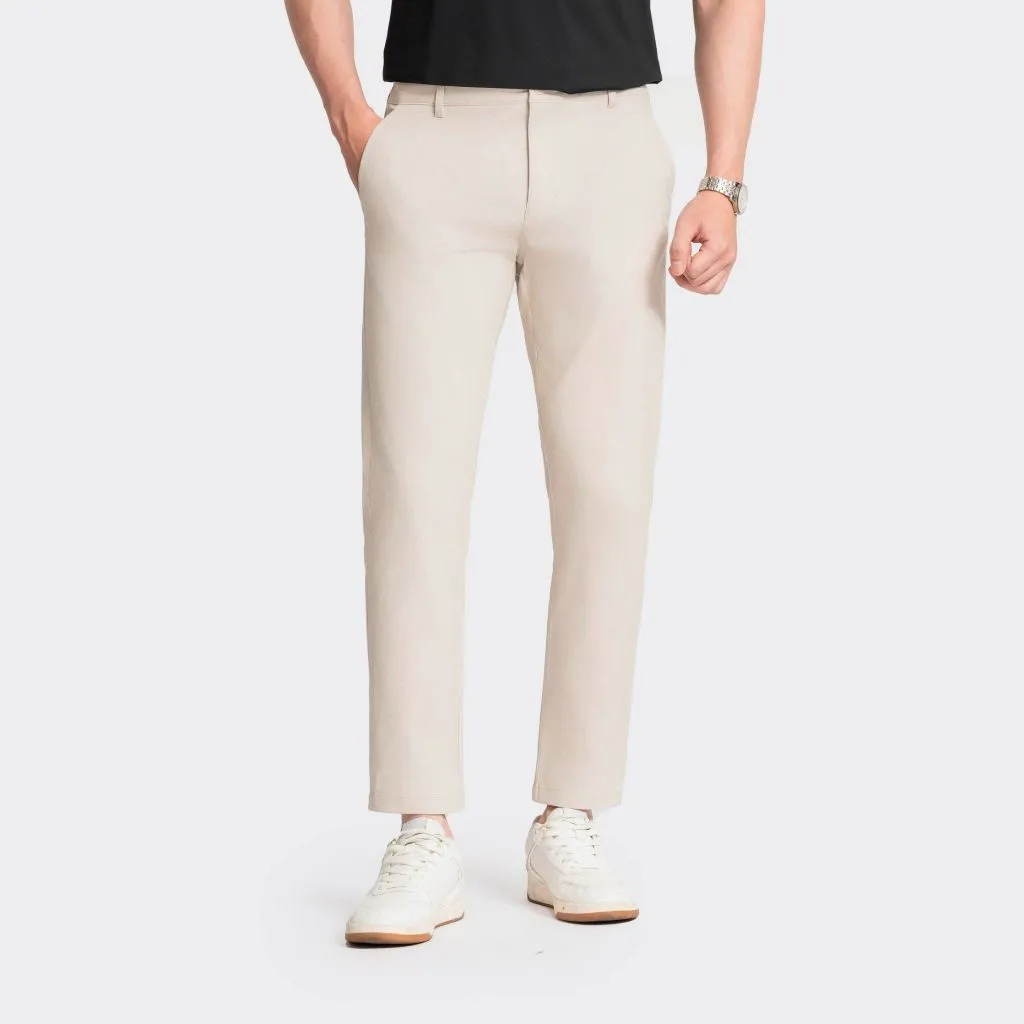 Ảnh Quần Kaki Dài Nam INSIDEMEN Dáng Ôm Vừa IKK0390Z 3