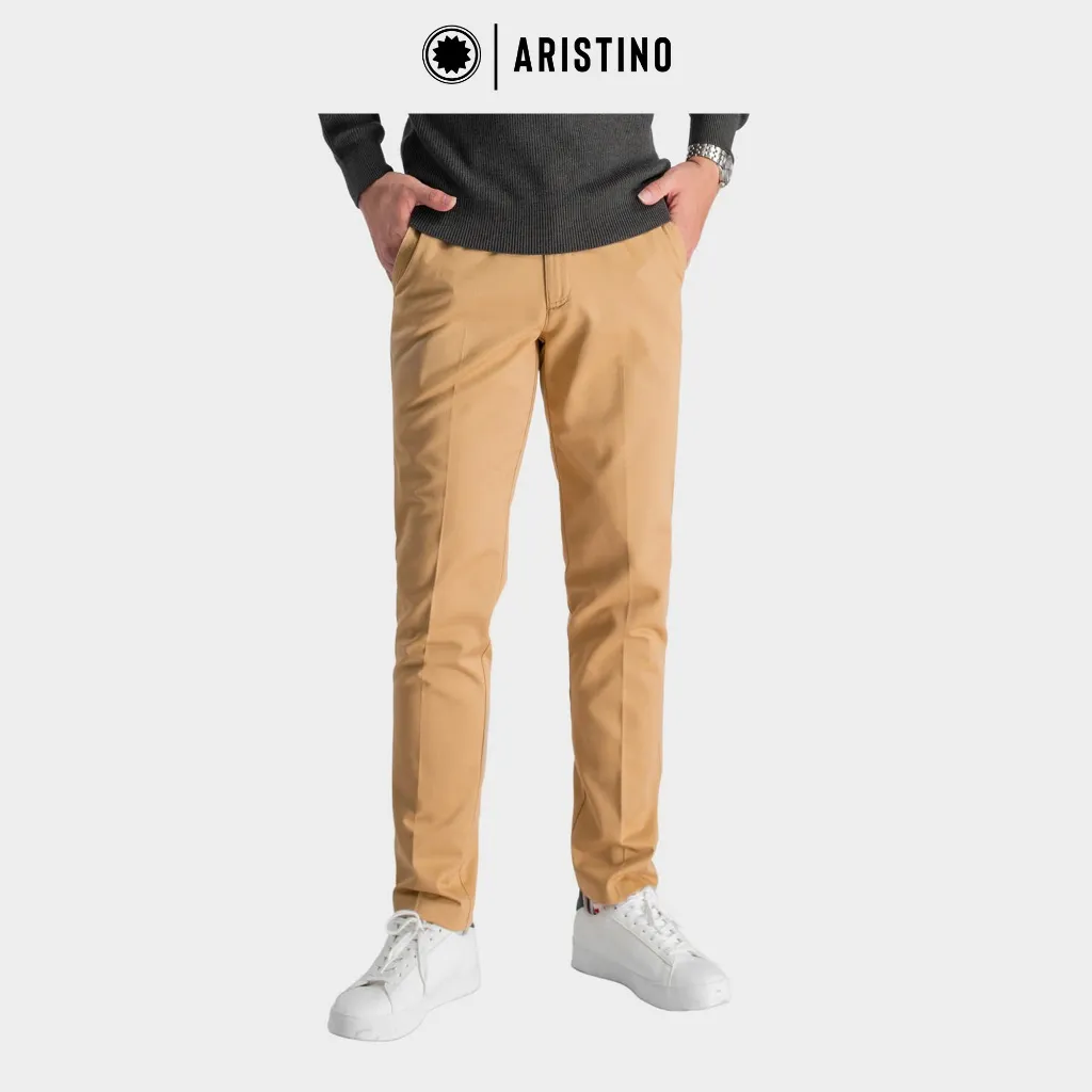 Ảnh Quần kaki nam ARISTINO phom suông nhẹ ôm vừa cơ thể, chất liệu cao cấp thanh lịch, chỉn chu - AKKR0108 1