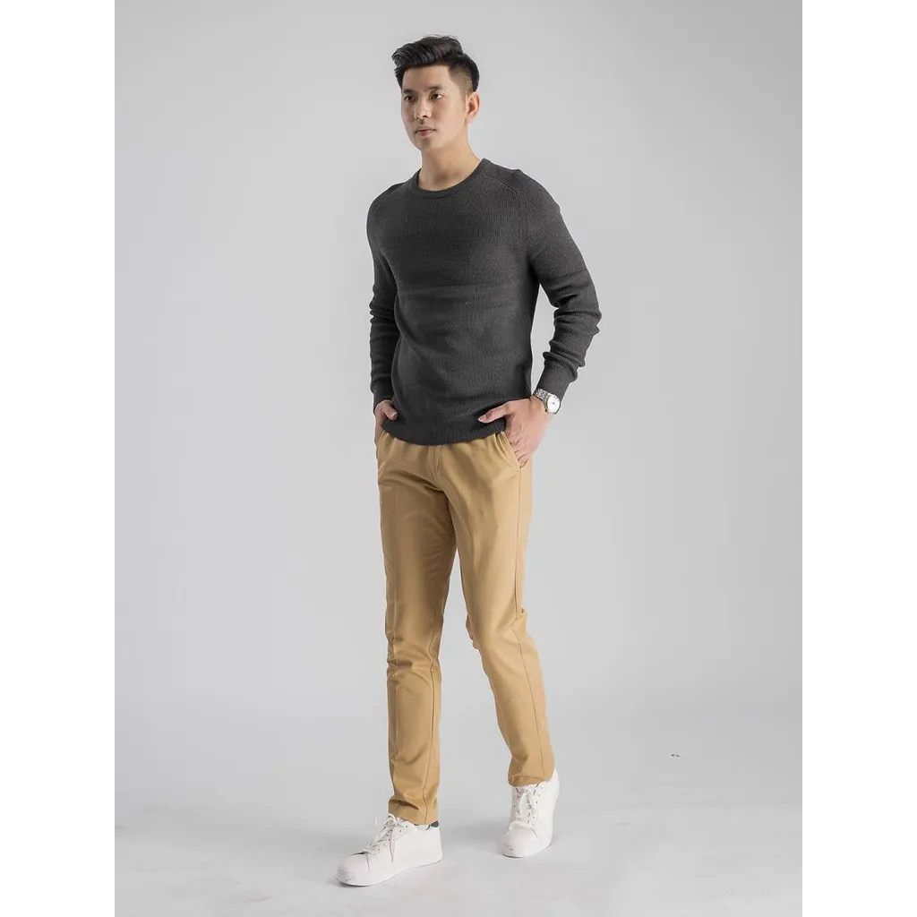 Ảnh Quần kaki nam ARISTINO phom suông nhẹ ôm vừa cơ thể, chất liệu cao cấp thanh lịch, chỉn chu - AKKR0108 3