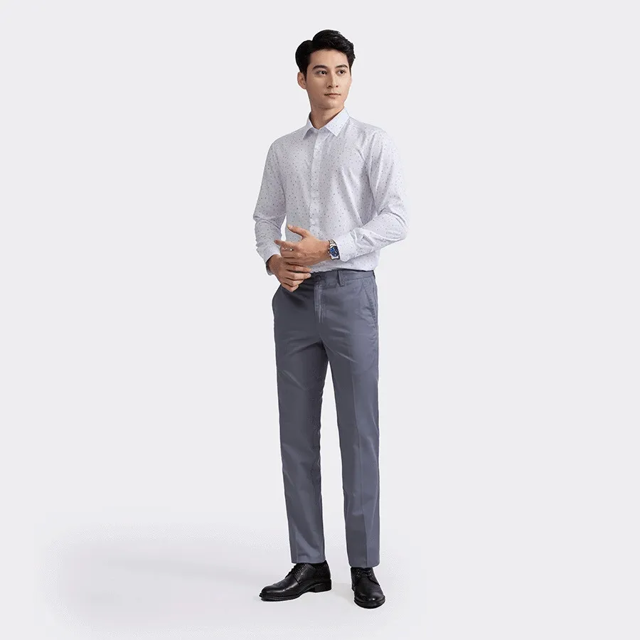 Ảnh Quần kaki nam ARISTINO phom suông vừa, đường may tỉ mỉ, thiết kế chỉn chu, lịch lãm - AKKR06 2
