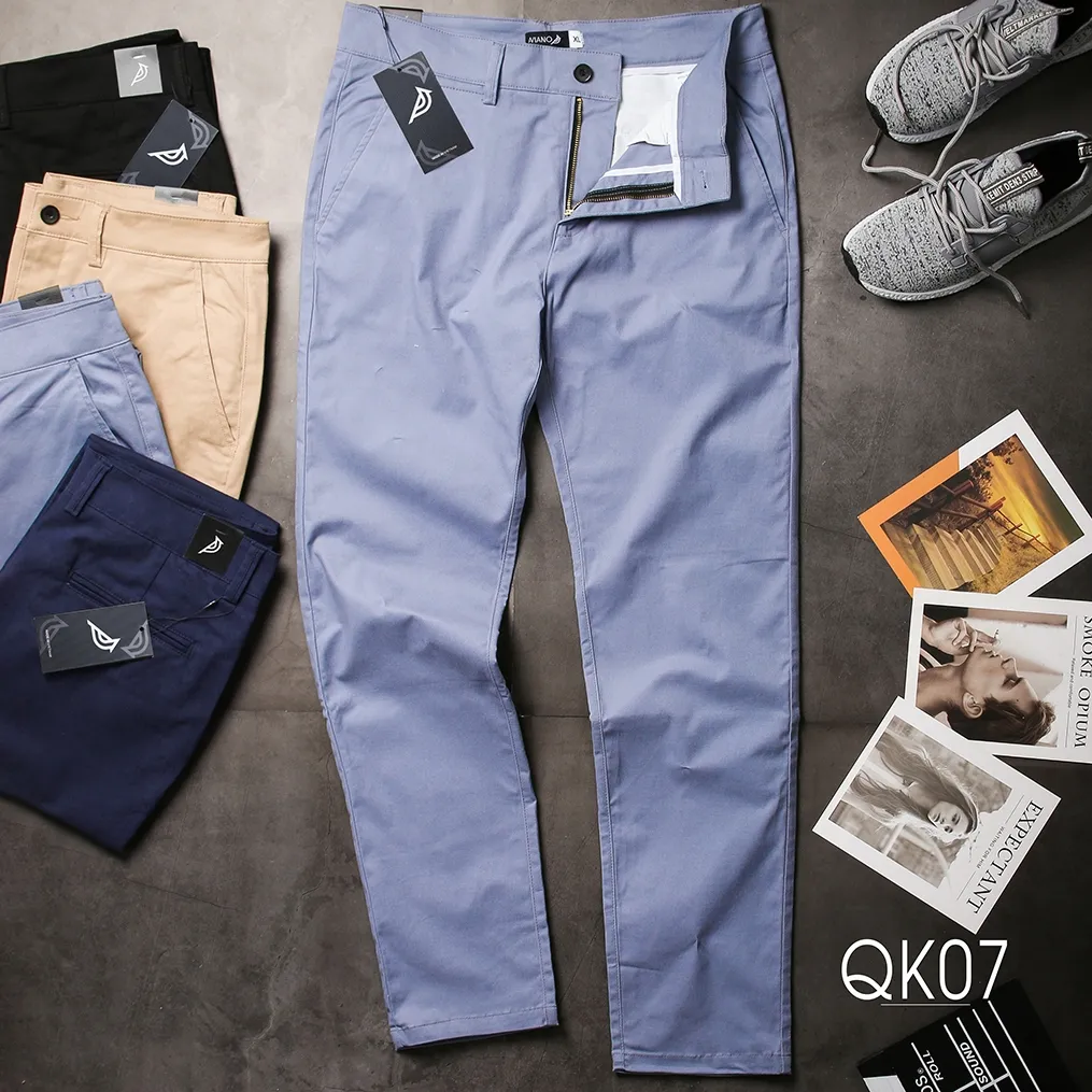 Ảnh Quần Kaki Nam Co Giãn, Quần Âu Thời Trang AVIANO 2