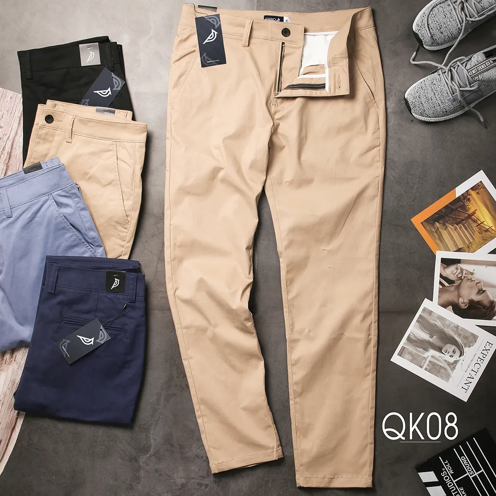 Ảnh Quần Kaki Nam Co Giãn, Quần Âu Thời Trang AVIANO 3