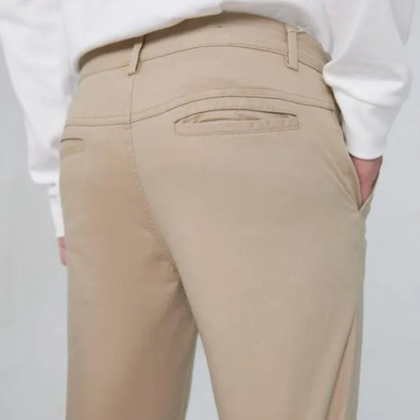 Ảnh Quần Kaki Nam Dáng Slimfit Chất Liệu Kaki - QKLTK310 2