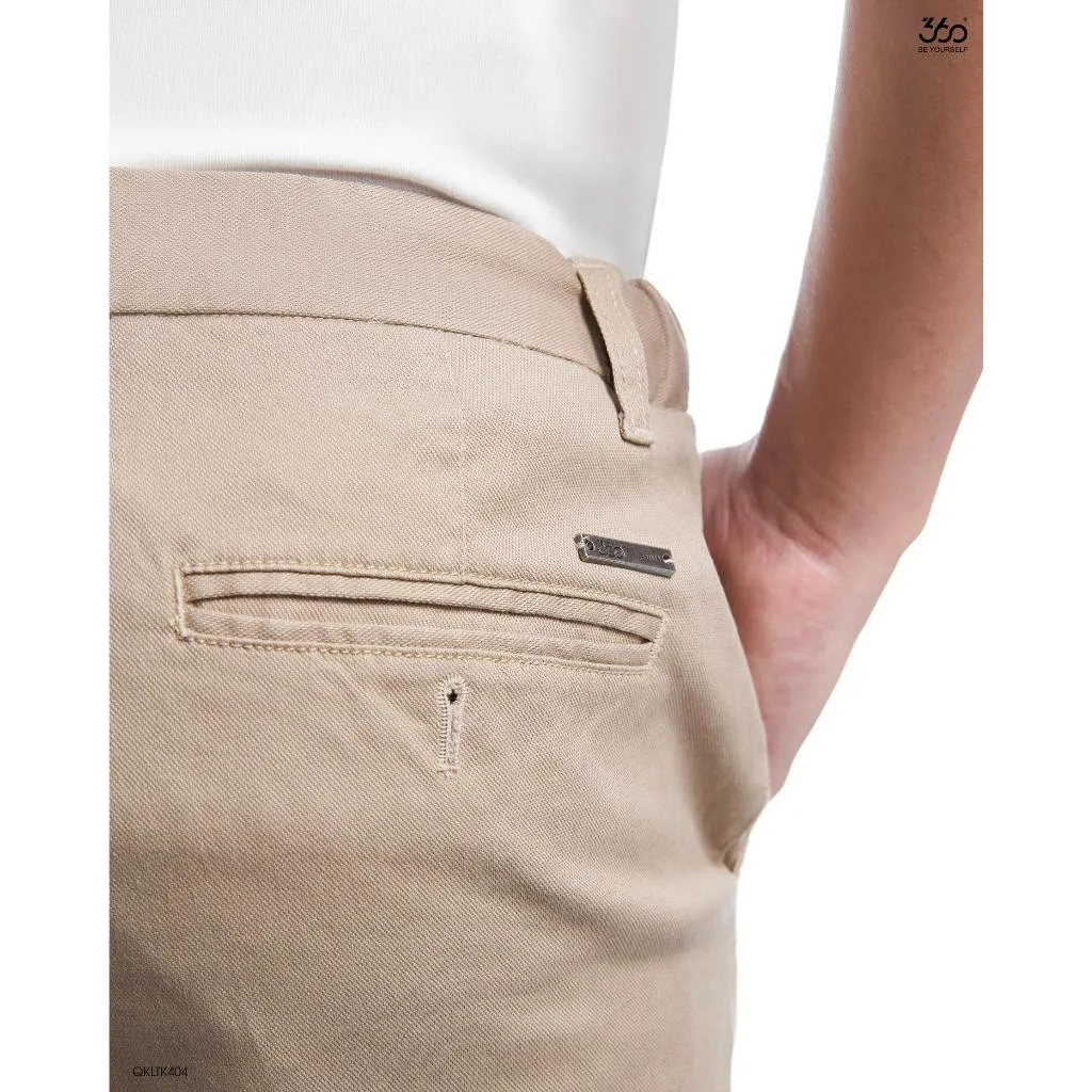 Ảnh Quần kaki nam form slim thương hiệu 360 Boutique chất liệu cotton cao cấp - QKLTK404 2