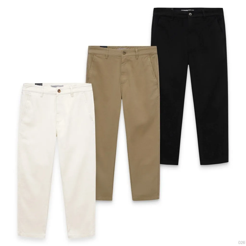 Ảnh Quần Kaki Nam ICONDENIM Straight Fit Classic QKID0026 4