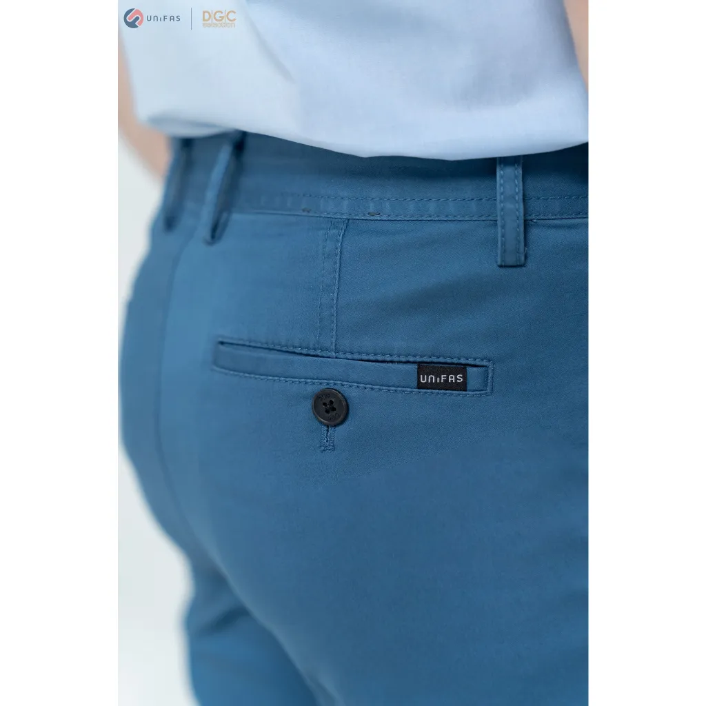 Ảnh Quần kaki nam không ly DGCs - dáng suông, đứng dáng,co giãn nhẹ - SQKBC04M 2