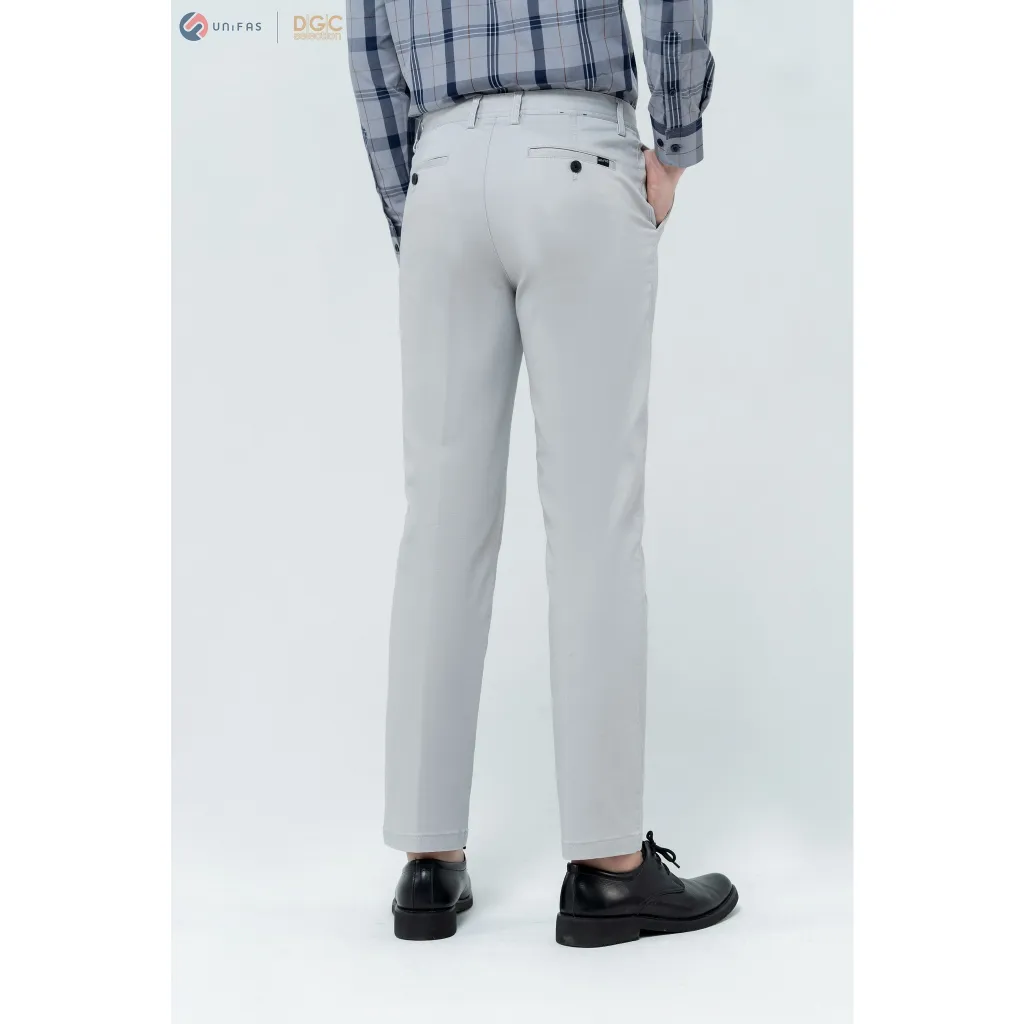 Ảnh Quần kaki nam không ly DGCs - dáng suông, đứng dáng,co giãn nhẹ - SQKBC04M 3
