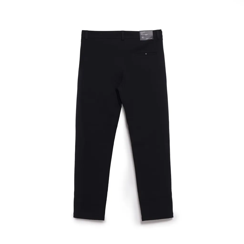 Ảnh Quần kaki nam KQSTYLING quần kaki ống đứng co giãn 4 chiều form tapered fit Đen 3