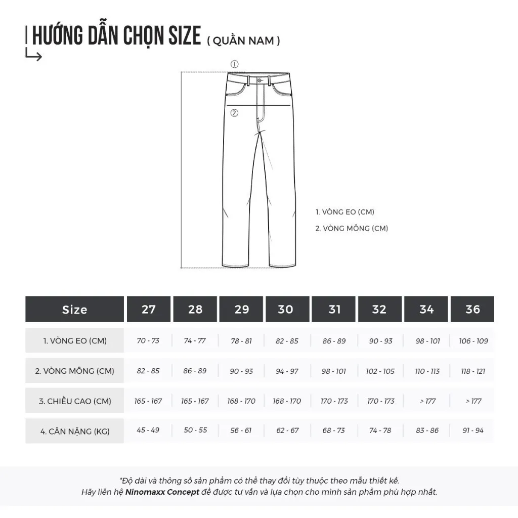 Ảnh Quần Kaki Nam Phom Basic Nhiều Màu NINOMAXX 2305007 2
