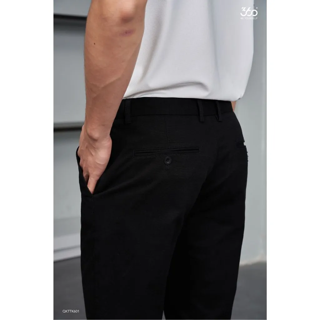 Ảnh Quần kaki nam thương hiệu 360 Boutique quần dài nam đứng form, trẻ trung - QKTTK601 4