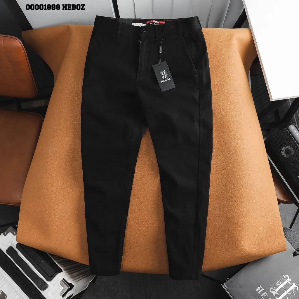 Ảnh Quần kaki slim zikzak, quần dài nam co giãn Heboz 3M - 00001888 1