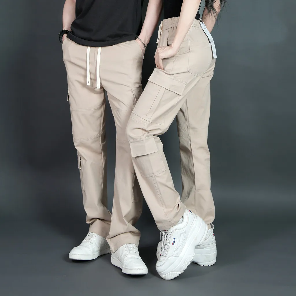 Ảnh Quần kaki túi hộp nữ co giãn tốt KQSTYLING kaki 4 chiều mềm mịn lưng thun form đứng cao cấp - TDV2 2