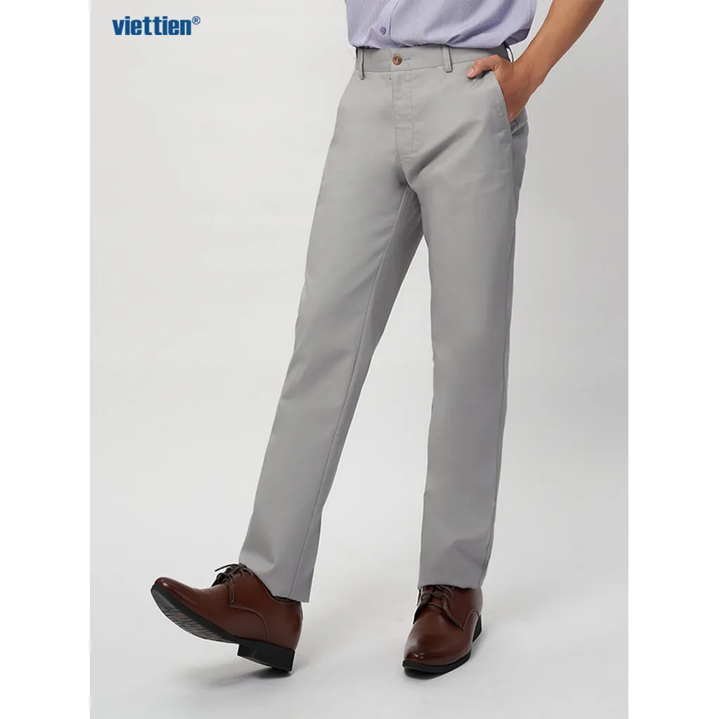 Ảnh Quần khaki 0ly VIETTIEN SMART CASUAL vải Cotton phom regular VT00000119 1