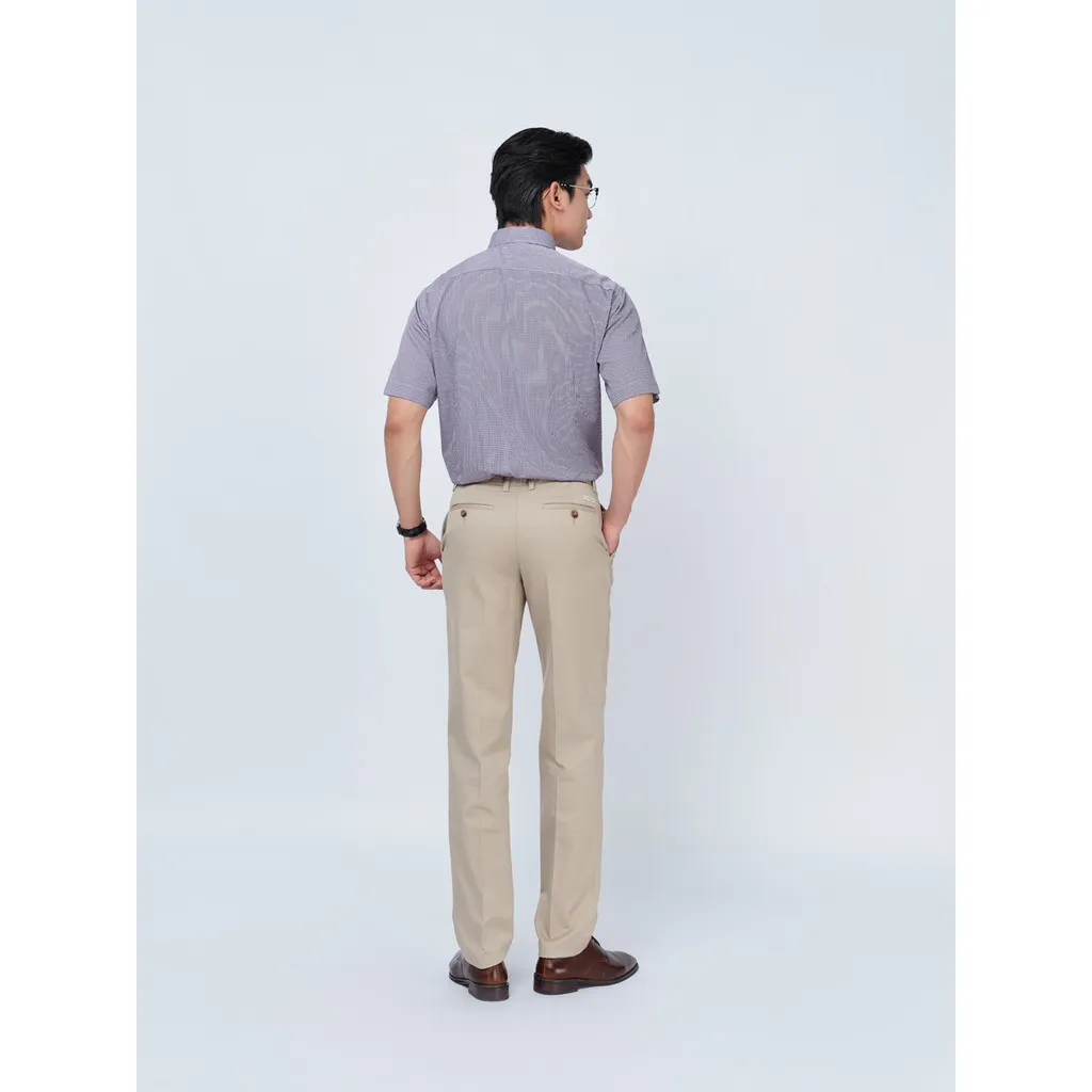 Ảnh Quần Khaki 1 ply VIETTIEN SMART vải cotton phom REGULAR VT00000301 1