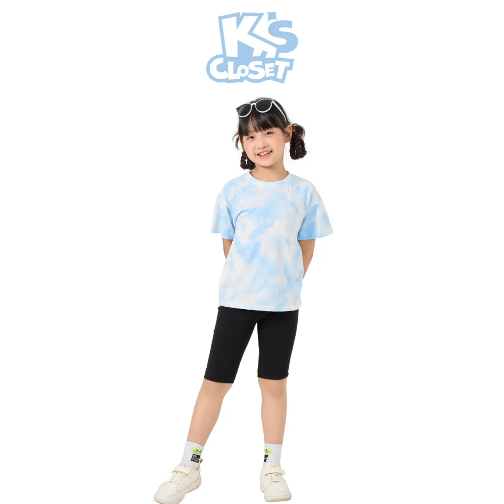 Ảnh Quần Legging Dáng Ngắn K'S CLOSET Chất Liệu Co Giãn 4 Chiều Dành Cho Bé Gái Từ 10-55kg (2-14 Tuổi) KT34THS 2