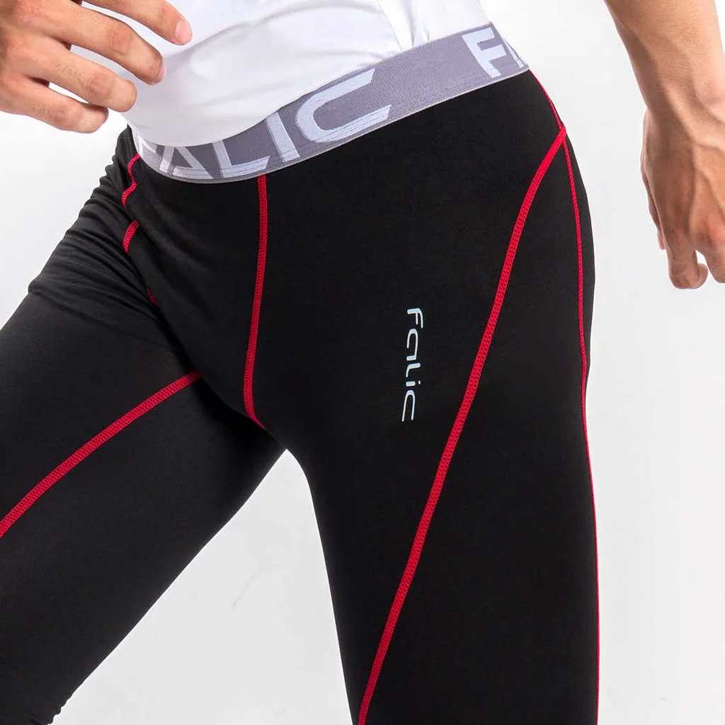 Ảnh Quần legging giữ nhiệt nam FALIC lót lông form ôm co giãn tập thể thao gym đánh bóng rổ FAL2011 4