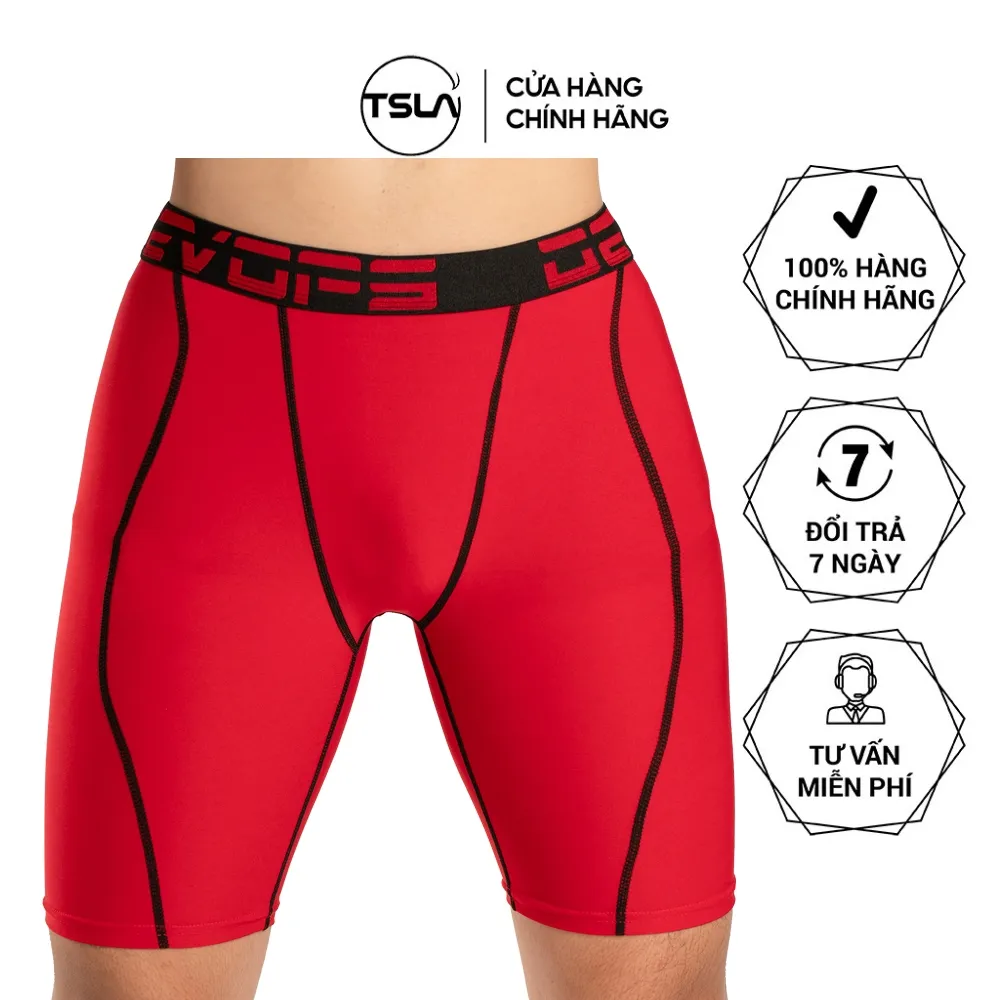 Ảnh Quần legging giữ nhiệt thể thao thun ôm đùi short tập gym bó cơ pro combat đá bóng rổ TSLA DEL1004 2
