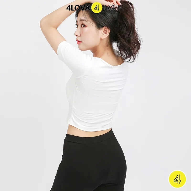 Ảnh Quần legging lửng4LOVA vải thun caocấp biker nữ đùi ngố mặc nhà dáng ôm bó lưng thun gymyoga bigsize 3