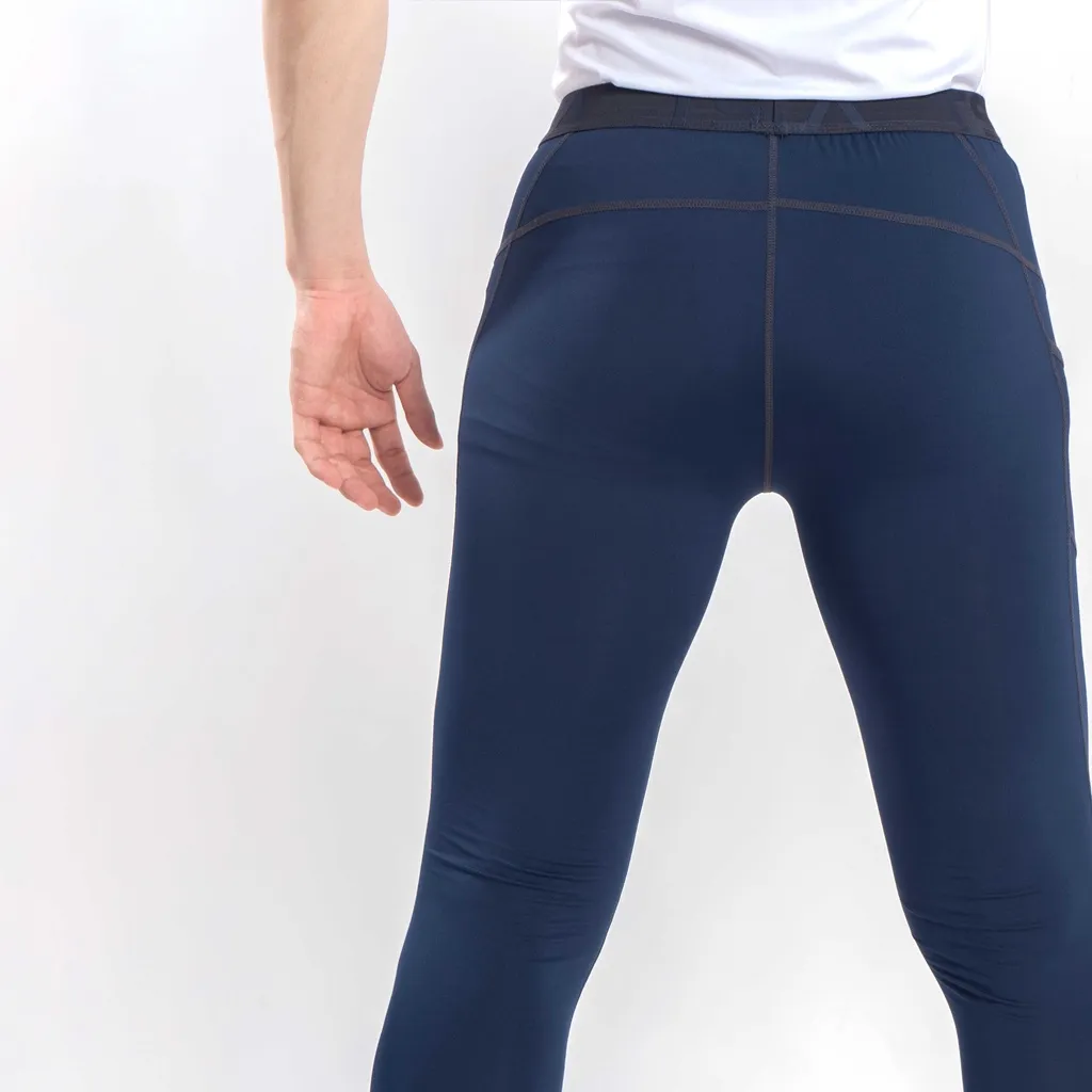 Ảnh Quần legging thể thao combat bó cơ nam TSLA ôm body co giãn tập gym chạy bơi lội boxing TSL2016 3
