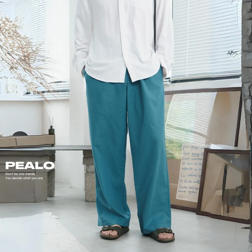 Ảnh Quần Linen PEALO ống suông ver2 thời trang cao cấp 4