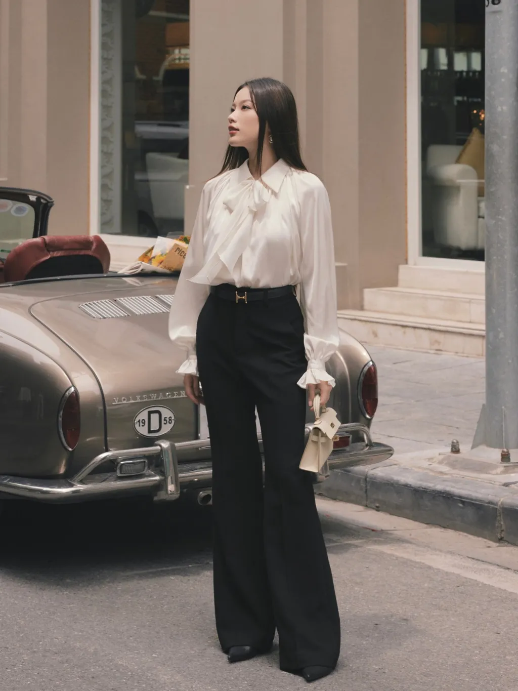 Ảnh Quần loe mí li HUONG BOUTIQUE HBQ122 3
