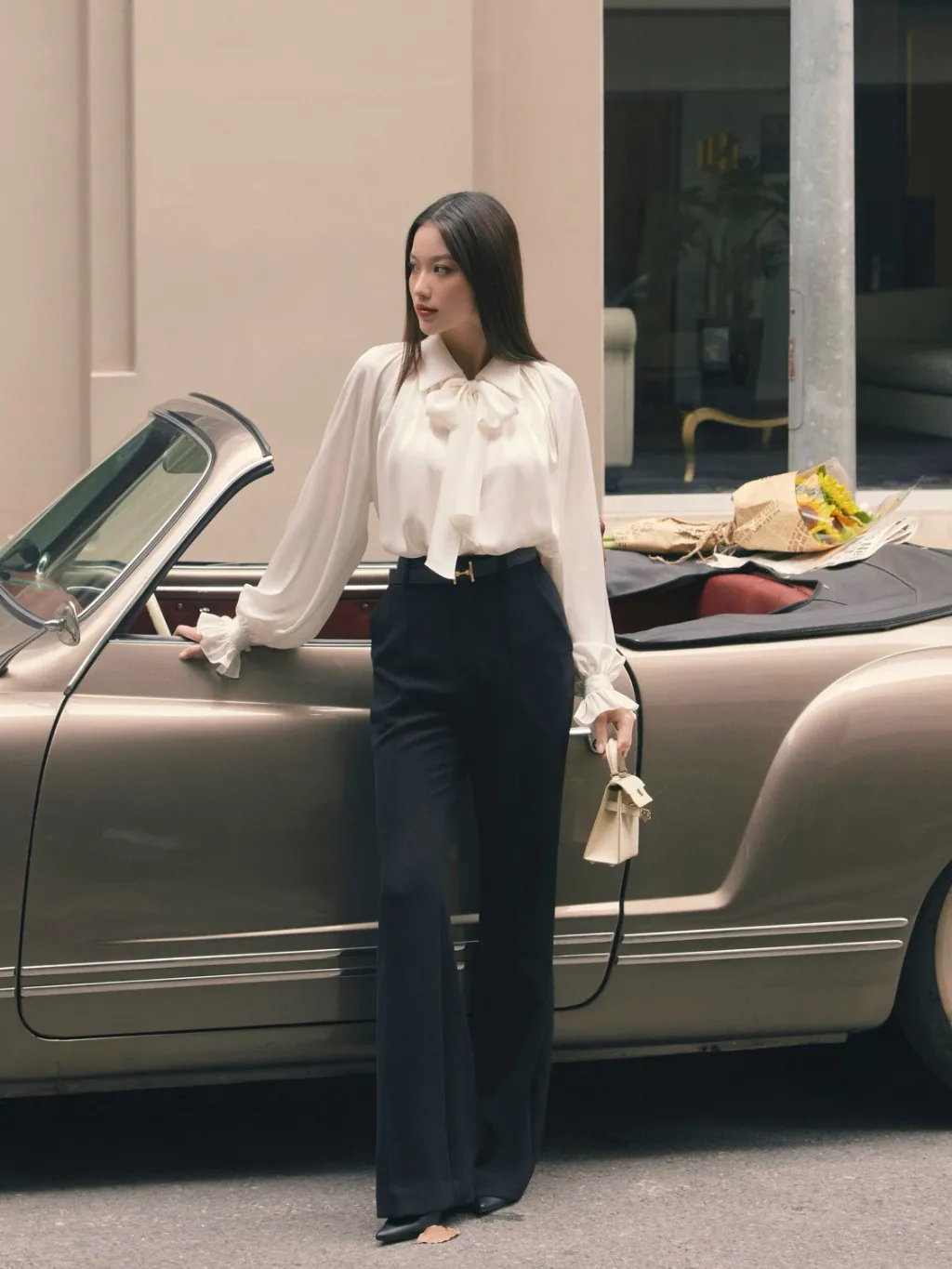 Ảnh Quần loe mí li HUONG BOUTIQUE HBQ122 4