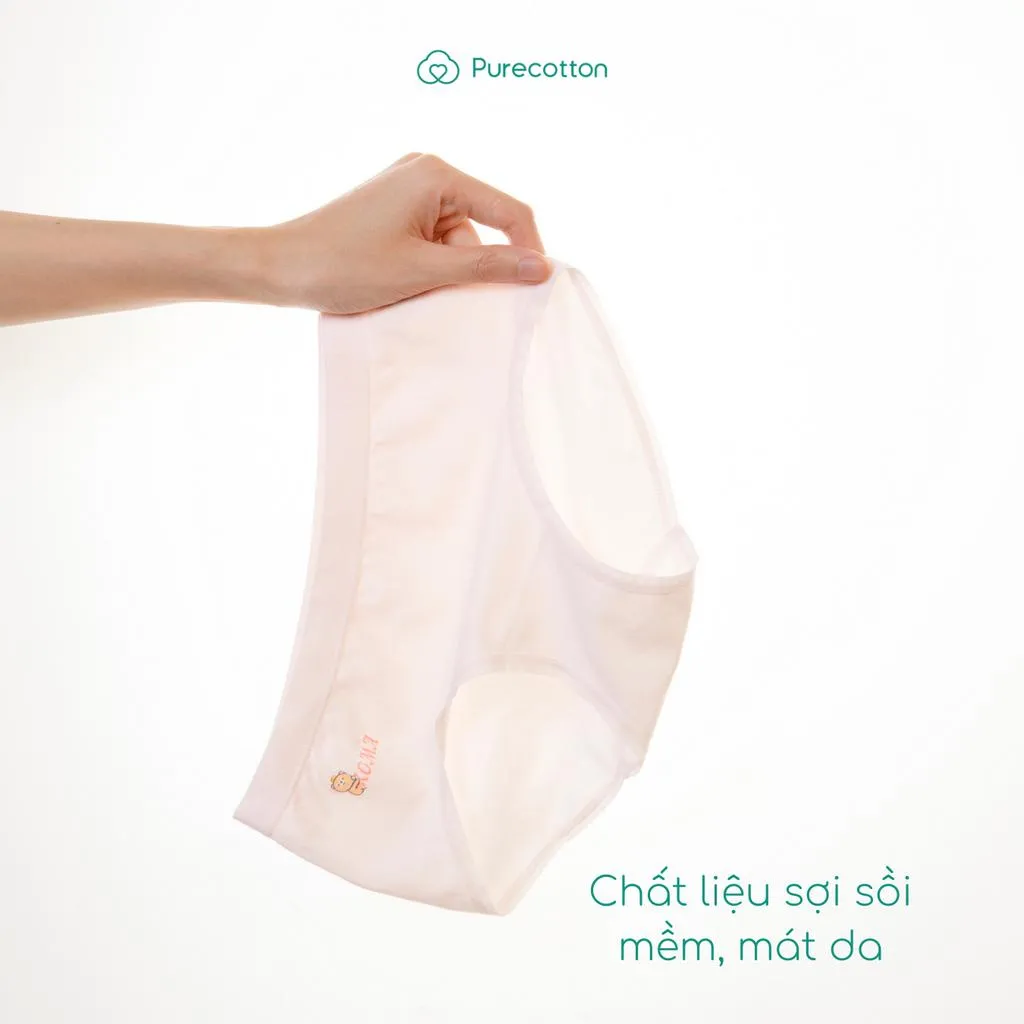 Ảnh Quần lót bé gái Purecotton chất liệu sợi sồi cao cấp dáng tam giác PC033 3