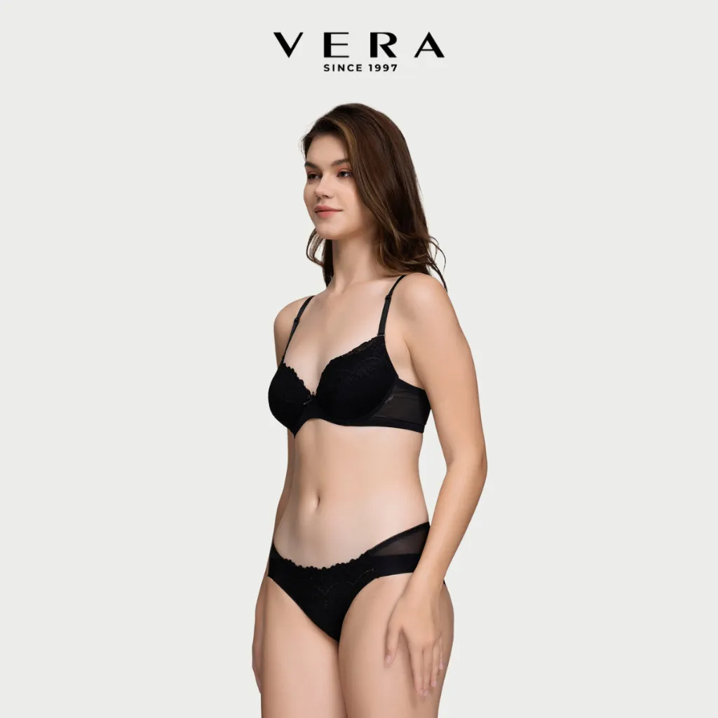 Ảnh Quần lót Bikini nữ Misaki Polyamide phối ren - M1037 2