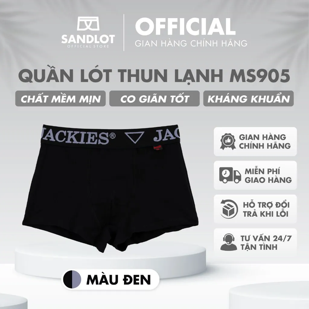 Ảnh Quần Lót Boxer Nam Jackies Cao Cấp, Hoạ Tiết Tinh Tế, Bắt Mắt, Ôm Dáng Chuẩn, Phong Cách Trẻ Trung MS905 2