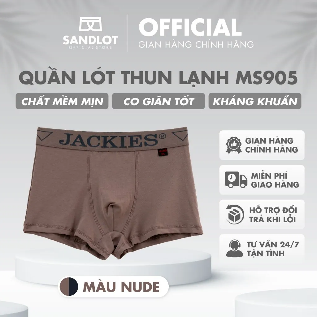Ảnh Quần Lót Boxer Nam Jackies Cao Cấp, Hoạ Tiết Tinh Tế, Bắt Mắt, Ôm Dáng Chuẩn, Phong Cách Trẻ Trung MS905 3