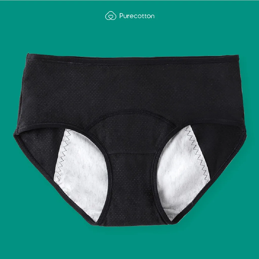 Ảnh Quần lót chống tràn kinh nguyệt Combo Night Purecotton chống tràn nguyệt san Happy Moon PC078 1