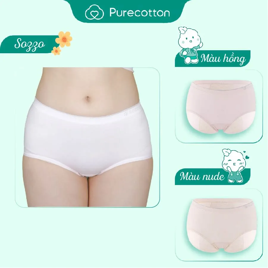 Ảnh Quần lót chống tràn nguyệt san Purecotton chất liệu sợi sồi cao cấp Sozoo Paintie PC082 1