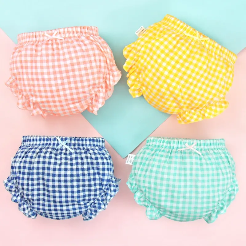 Ảnh Quần lót cotton LUCKY BIG CAT dễ thương dành cho bé gái 0-3 tuổi 2
