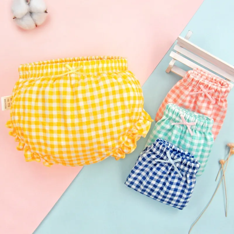 Ảnh Quần lót cotton LUCKY BIG CAT dễ thương dành cho bé gái 0-3 tuổi 3